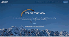 Desktop Screenshot of opsdash.com