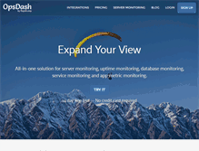 Tablet Screenshot of opsdash.com